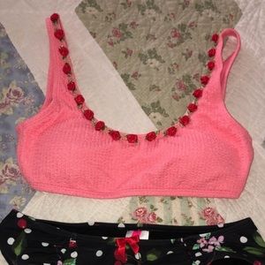 Betsey Johnson Bikini Top